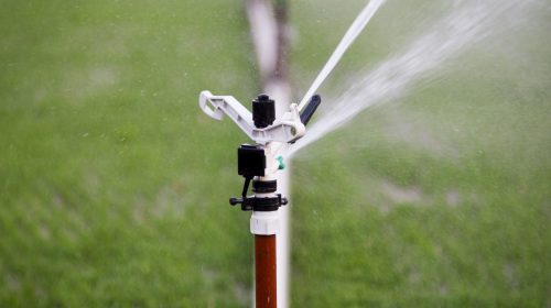 Modern device of irrigation garden
